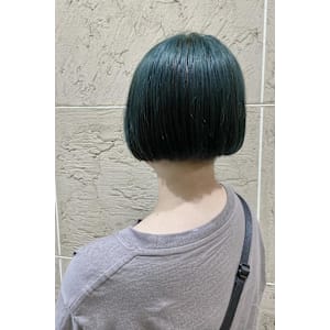 ダークグリーン/ボブ