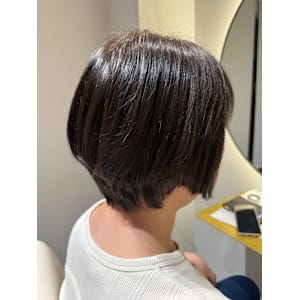 暗髪カラー×ショートボブ『銀座/個室』