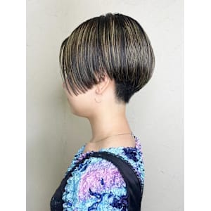 【Reir_下北沢】*ハイライト＋グレージュ×ブラック*