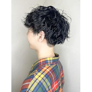【Reir_下北沢】*メンズマッシュ＋スパイラルパーマ*