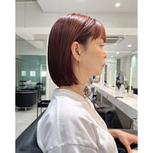 スリークボブ/ボブ/オレンジブラウン