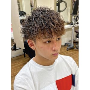 横浜メンズパーマツイストスパイラルツイストマッシュツイスパ