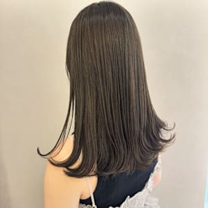 【&ONE 自由が丘】オリーブグレージュ×切りっぱなし