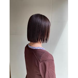 切りっぱなしボブ