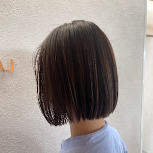 切りっぱなしボブ
