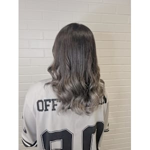 エクステ外してグラデーションカラー！