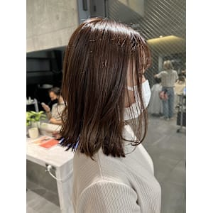 姫カットカールセミディシアーカラー