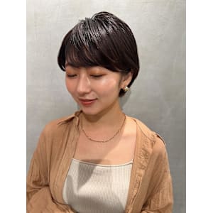 姫カットカールセミディシアーカラー