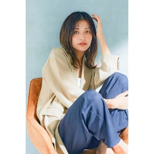 姫カットカールセミディシアーカラー