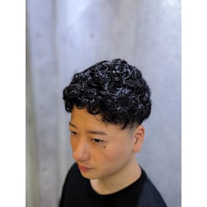 メンズツーブロックパーマ