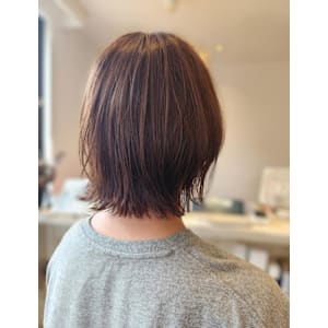 切りっぱなしボブ