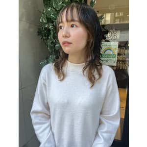 ウルフ＋くるくるパーマ