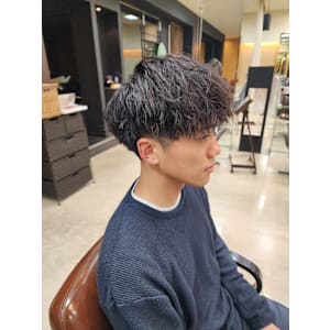 マッシュレイヤー×ツイストスパイラルパーマ