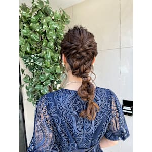 編みおろしアレンジ