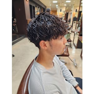 マッシュレイヤー×ツイストスパイラルパーマ