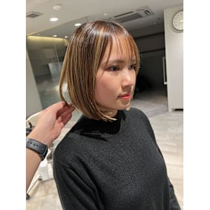 姫カットカールセミディシアーカラー