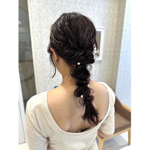 [aina]お呼ばれアレンジ/編み下ろし