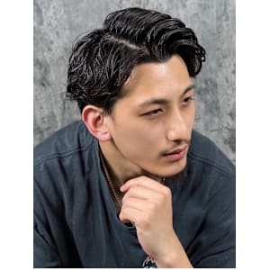 刈り上げない大人パーマ