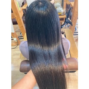 お客様髪質改善データ1271（酸熱ストレート）