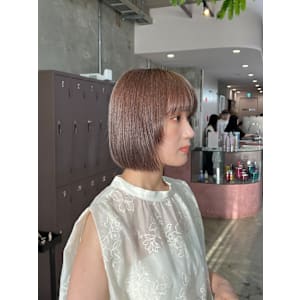 ボブ×まろベージュ