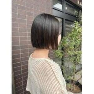 ぱつっとミニボブ