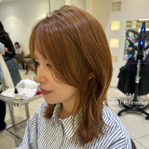 ＊ミディアムレイヤー/ハッシュカット