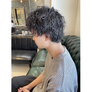 メンズ/パーマ/波巻き/スパイラル/高橋