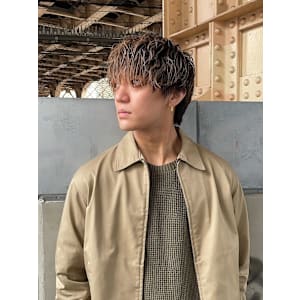 メンズパーマツイスパパーマアッシュブラックカルマパーマ渋谷