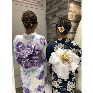 浴衣×へアセット