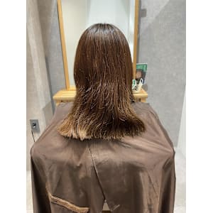 ♪ビフォーアフターブリーチなしピンクカラー♪