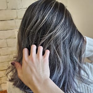 カット＋グラデーションカラーブリーチカラー