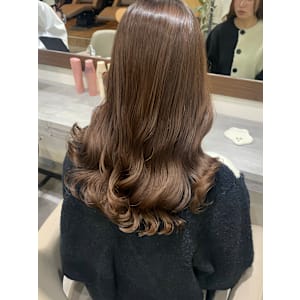 コテ巻き風パーマ