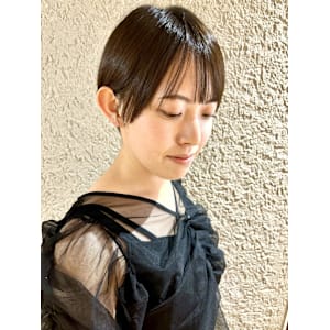 ハンサムショート 丸みボブ