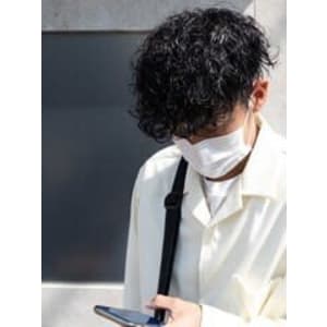 ツーブロックマッシュ×束感波巻きスパイラルパーマ