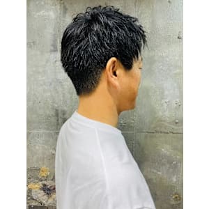 メンズショートスタイル　30代40代　ビジネス