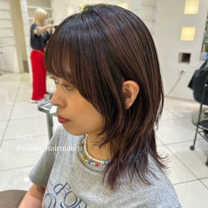 ＊ミディアム　ハッシュカット