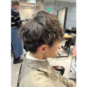 メンズカット＋ツイストスパイラルパーマ