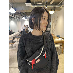 お洒落グレージュボブ