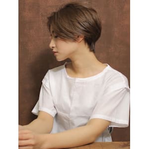 大人センターパートショート