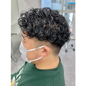 アッシュブラック/カルマパーマ/ベリーショート