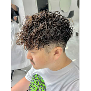 ツイストスパイラルパーマツイストパーマメンズマッシュパーマ