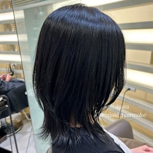 ＊ハッシュカット/縮毛
