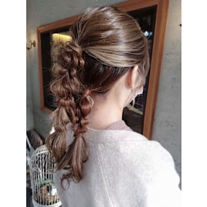 hair make affino×ロング