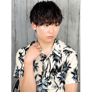 爽やかナチュラルパーマソフトツイストマッシュ