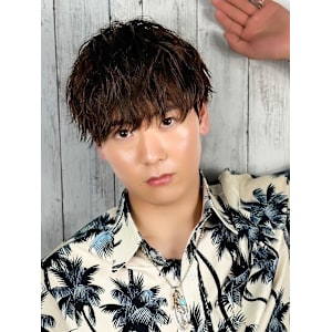 爽やかナチュラルパーマソフトツイストマッシュ