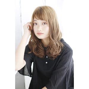 カジュアルバングAラインウェーブ