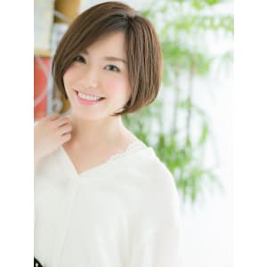 グラデハイライト×ひし形マッシュボブ♪