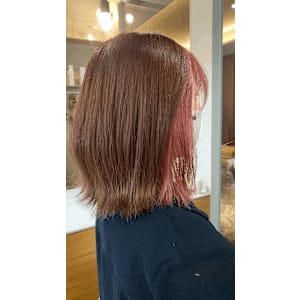 《花屋併設》ピンクインナーカラー