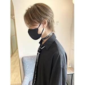 メンズショートウルフヘア