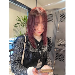 ハイトーンカラーチェリーレッド/パープルピンクデザインカラー - RiM rooming salon【リム】掲載中